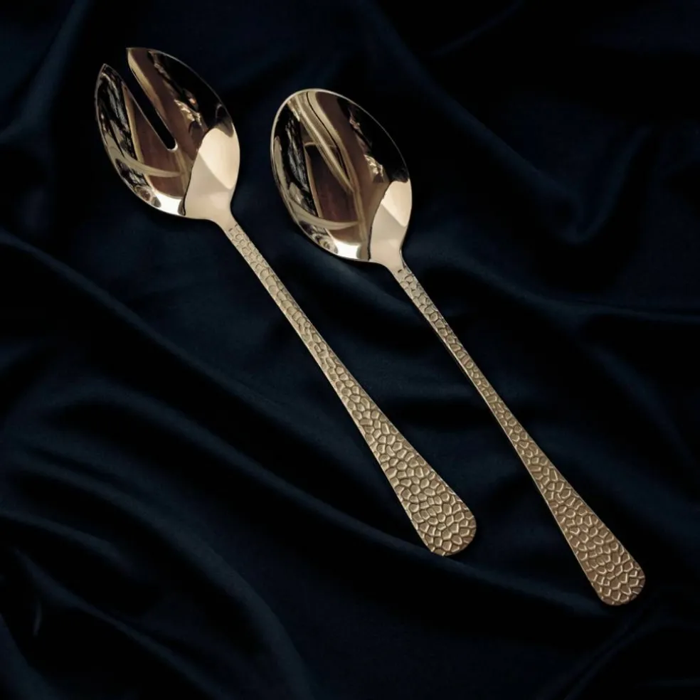 FROST salladsbestick 2 delar, onyx