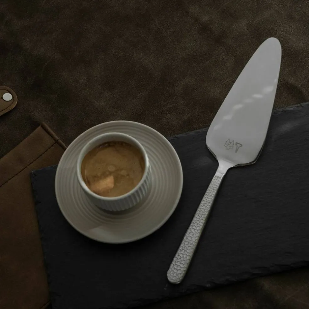 FROST tårtspade, gråfot/silver