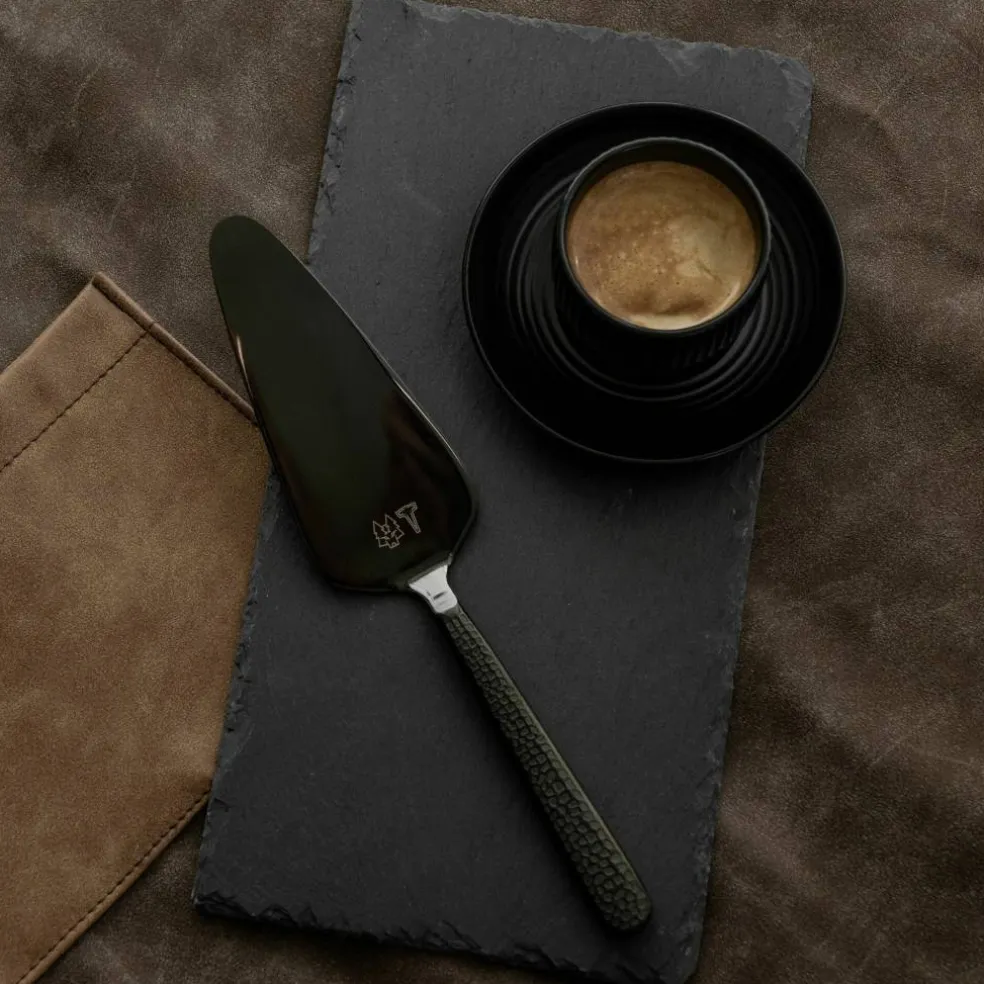 FROST tårtspade, gråfot/silver