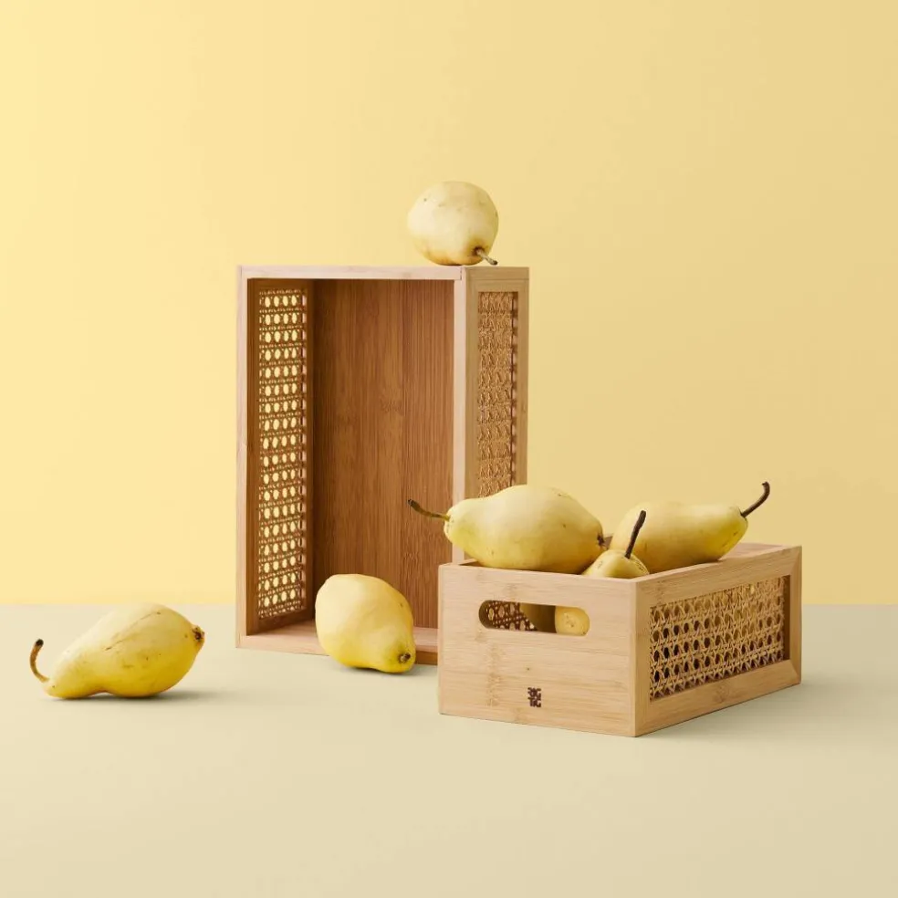 Förvaringsbox 20 cm, bambu