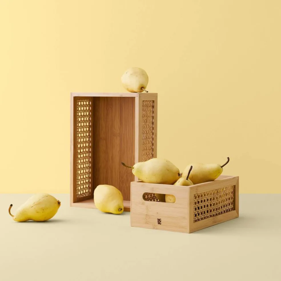 Förvaringsbox 20 cm, bambu