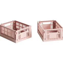 Förvaringslåda mini 2 st, dusty rose