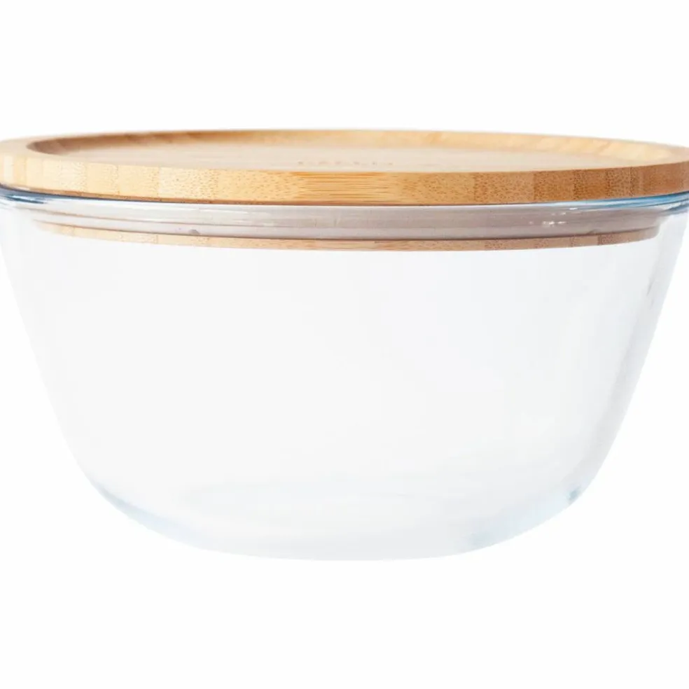 Förvaringsskål med bambulock 2600 ml