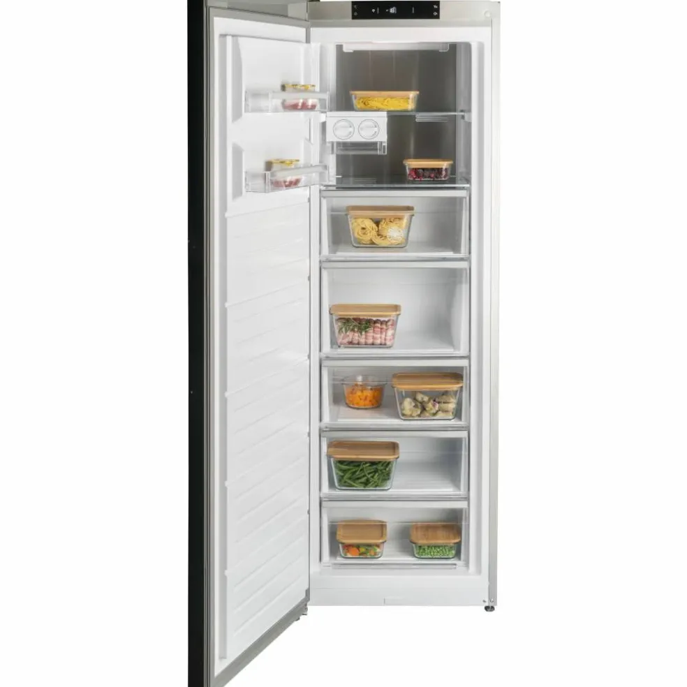 Frys fristående 186 cm, rostfri