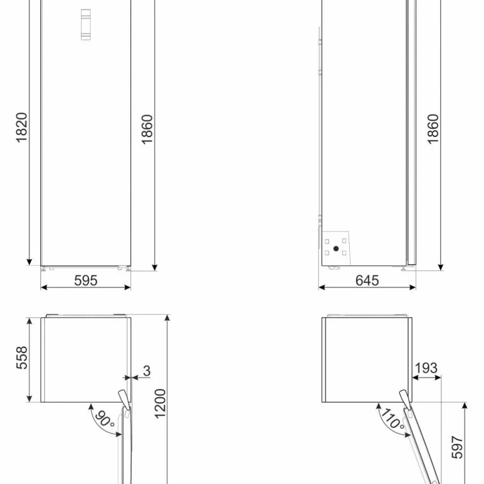 FS18EV3HX kylskåp