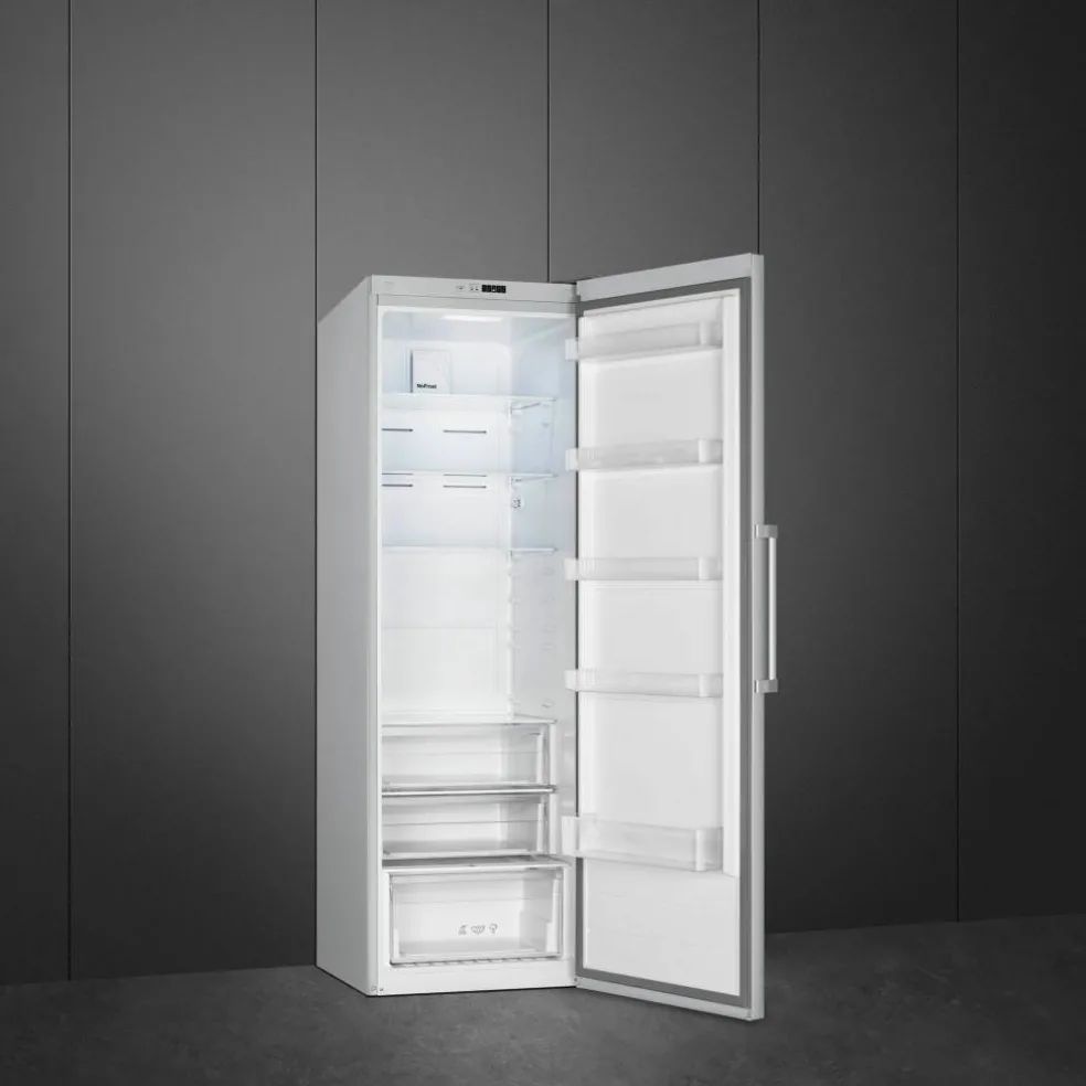 FS18EV2HX kylskåp, rostfritt stål, 186 cm