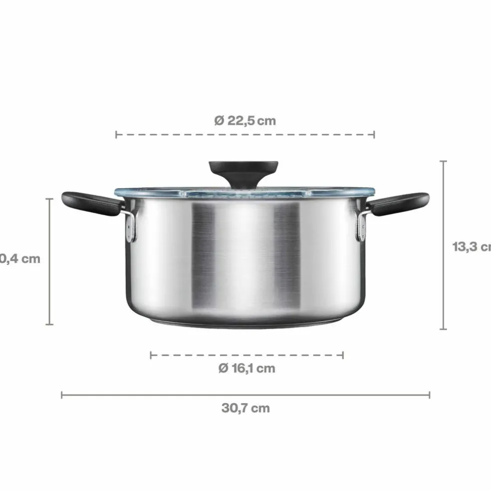 Functional Form gryta 3 liter, rostfritt stål