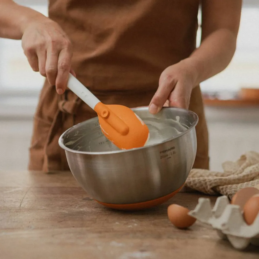Functional Form skedformad slickepott, vit/orange