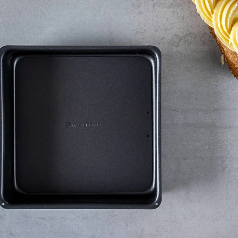 Fyrkantig Bakform Löstagbar Botten Non-stick 25 cm