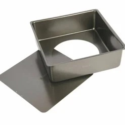 Fyrkantig Bakform Löstagbar Botten Non-stick 25 cm