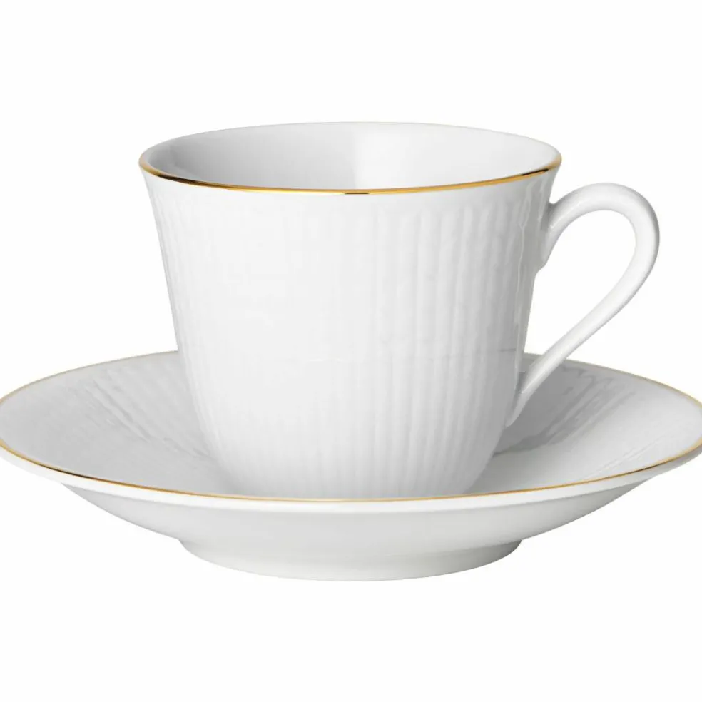Gala kaffekopp med fat