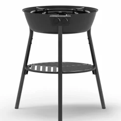 Gasbrännare med stativ LL 78 cm, svart