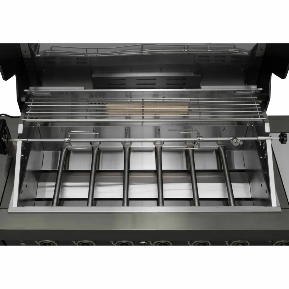 Gasolgrill Black Diamond 6+2 sommarkök, med kylskåp och vattenkran