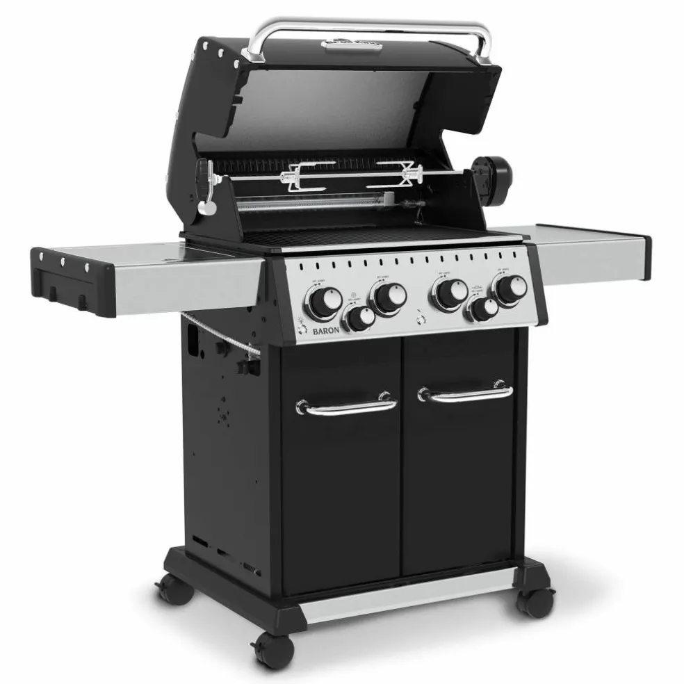 490 gasolgrill, svart