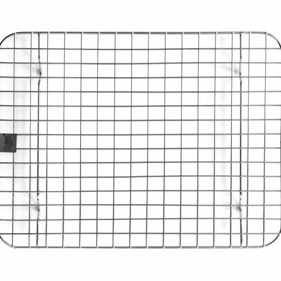Gastrobleck + galler 31,5x24,5x2,5 cm, rostfritt stål