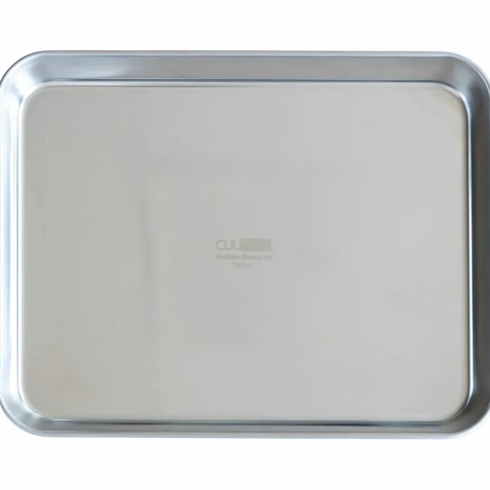 Gastrobleck + galler 26,5x20,5x2,5 cm, rostfritt stål