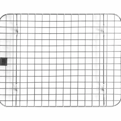 Gastrobleck + galler 26,5x20,5x2,5 cm, rostfritt stål