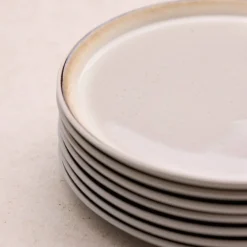 Gastro middagstallrik 27 cm, vit/gräddvit