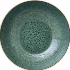 Gastro pastaskål 20 cm, vit/grön