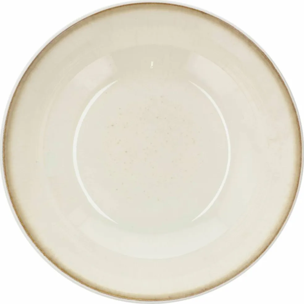 Gastro pastaskål 20 cm, vit/grön