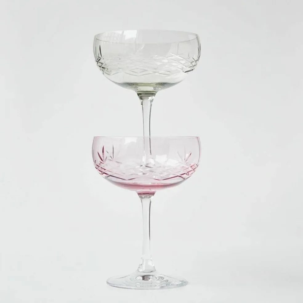 Gatsby Champagneglas, emerald