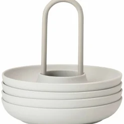 Äggkopp med hållare, Svart - 4 st