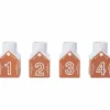 Gingerbread adventsljusstake 7,5 cm, brun