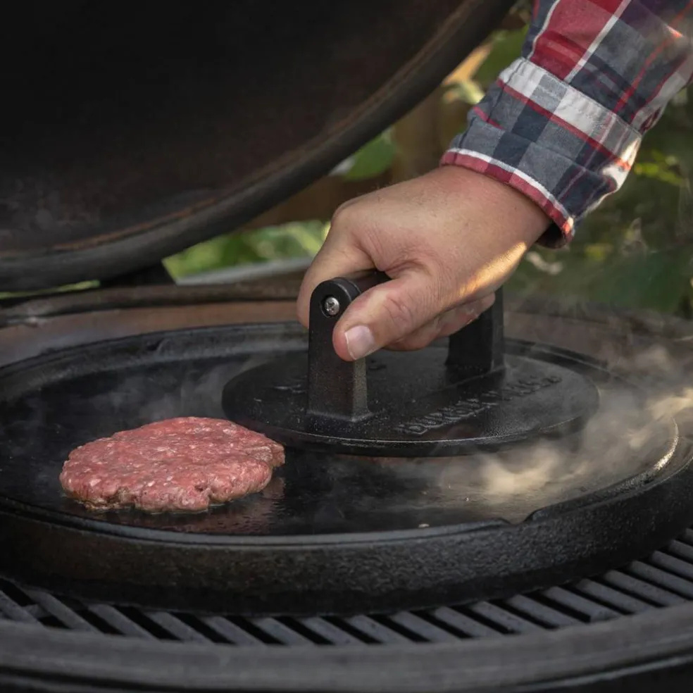 Gjutjärn Grill- och Stekplatta Rund 36 cm