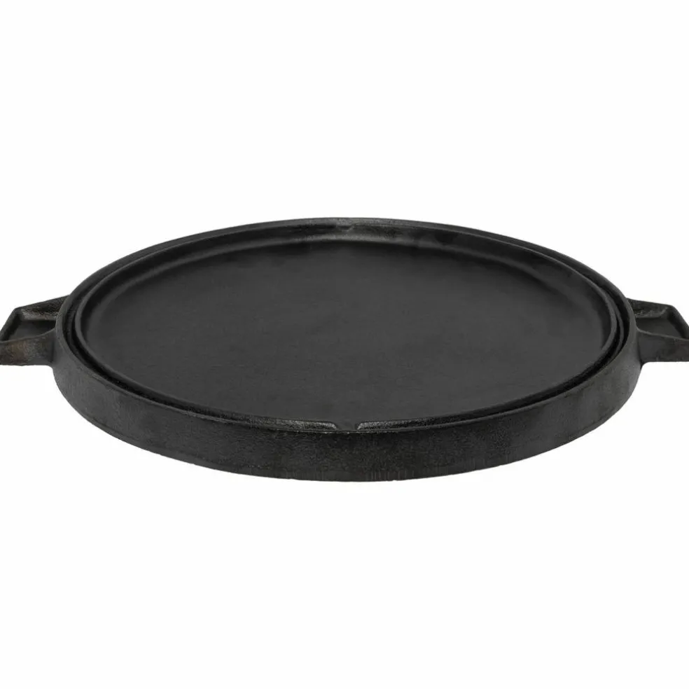 Gjutjärn Grill- och Stekplatta Rund 36 cm