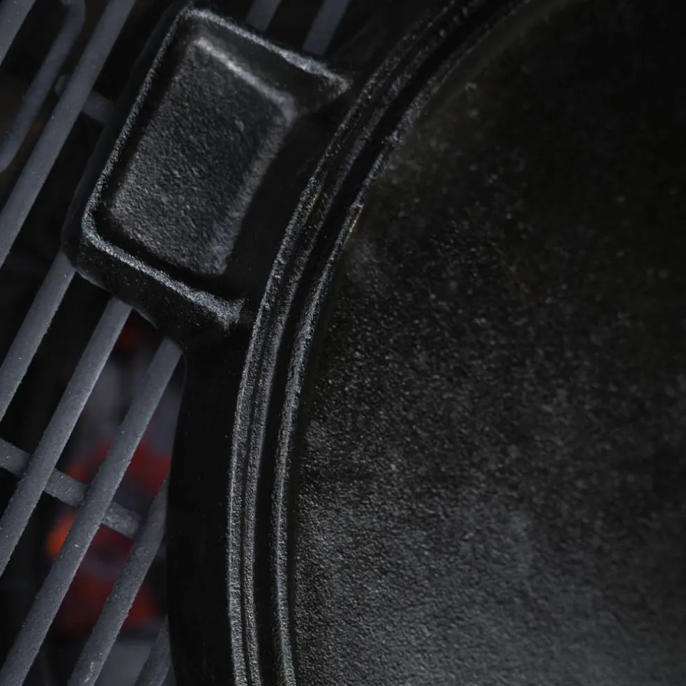 Gjutjärn Grill- och Stekplatta Rund 36 cm
