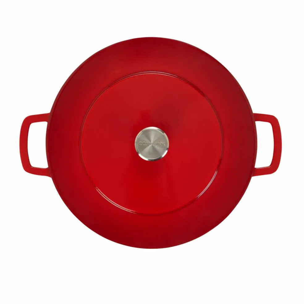 Gjutjärnsgryta 32 cm, grön