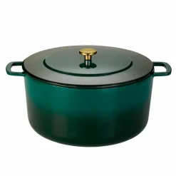 Gjutjärnsgryta 32 cm, grön
