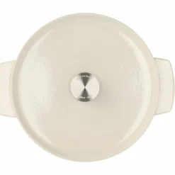 Gjutjärnsgryta 26 cm/5,2 liter, almond cream