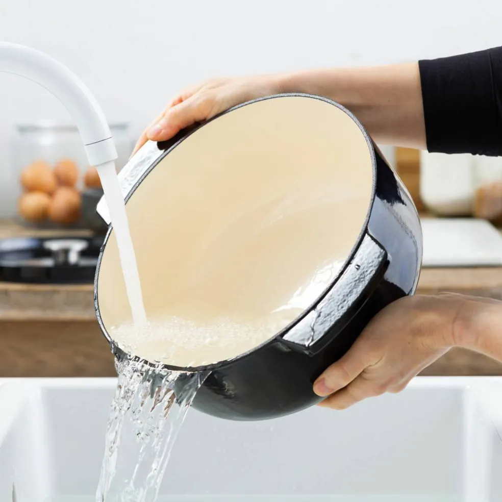 Gjutjärnsgryta 26 cm/5,2 liter, almond cream