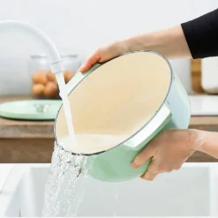 Gjutjärnsgryta 26 cm/5,2 liter, almond cream