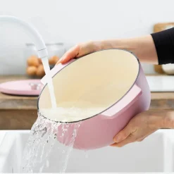 Gjutjärnsgryta 26 cm/5,2 liter, almond cream