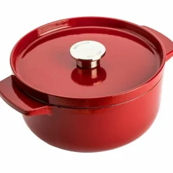Gjutjärnsgryta 22 cm/3,3 liter, empire red