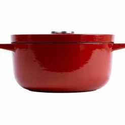 Gjutjärnsgryta 22 cm/3,3 liter, empire red