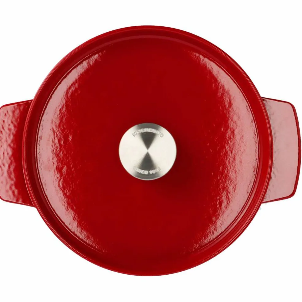 Gjutjärnsgryta 22 cm/3,3 liter, empire red