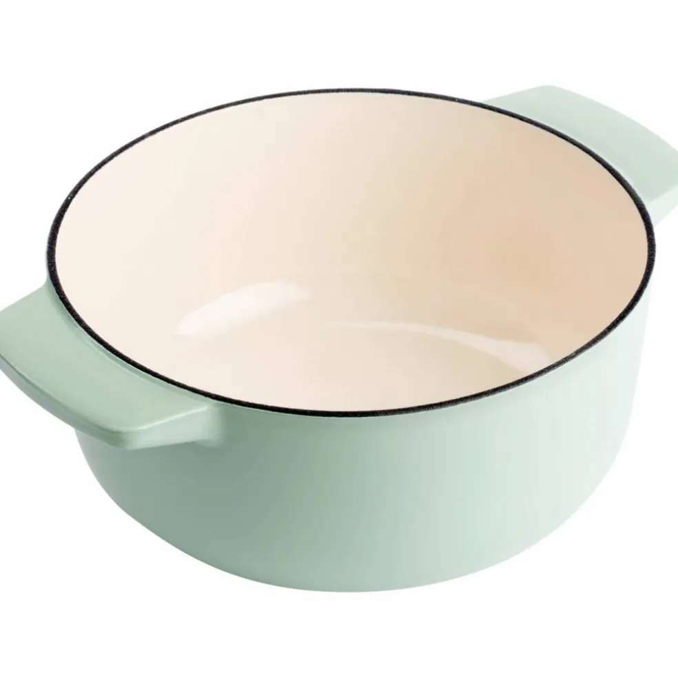 Gjutjärnsgryta 22 cm/3,3 liter, pistachio