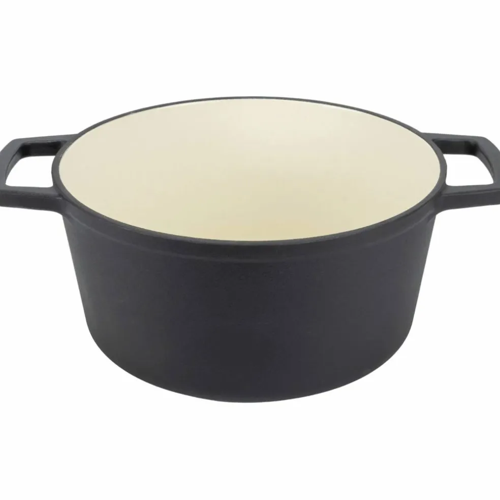 Gjutjärnsgryta 4 L Mattsvart
