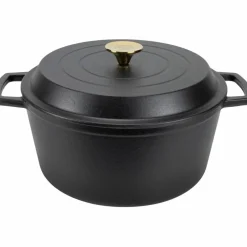 Gjutjärnsgryta 6 L Mattsvart