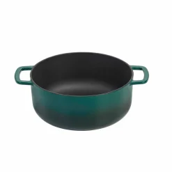 Gjutjärnsgryta med lock 24 cm/3,8 liter, grön