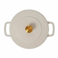 Gjutjärnsgryta med lock 24 cm/3,8 liter, grön