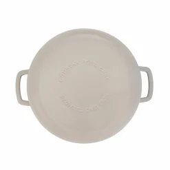 Gjutjärnsgryta med lock 28 cm/5,3 liter, sand