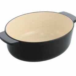 Gjutjärnsgryta oval 30 cm/5,6 liter, onyx black