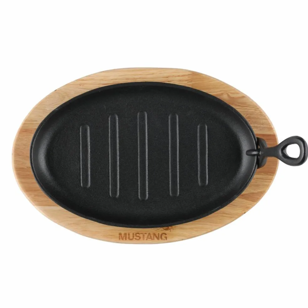 Gjutjärnspanna med avtagbart handtag
