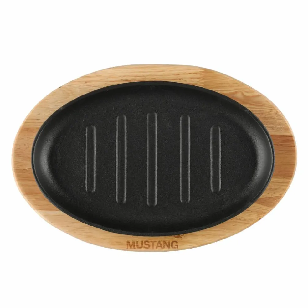 Gjutjärnspanna med avtagbart handtag