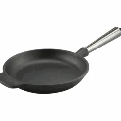 Gjutjärnsstekpanna 28 cm, stålhandtag