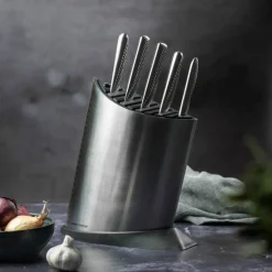 GKB-52 Knivblock Rostfritt Stål 9+1